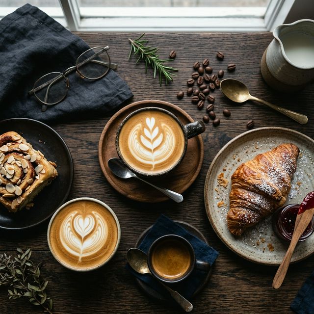 Artisanal Coffee and Pastries